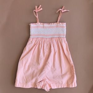GAP Toddler Girl Embroidered Smock Romper